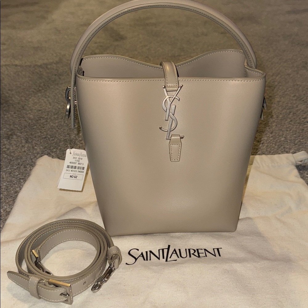 New Saint Laurent Le 37 small bucket bag